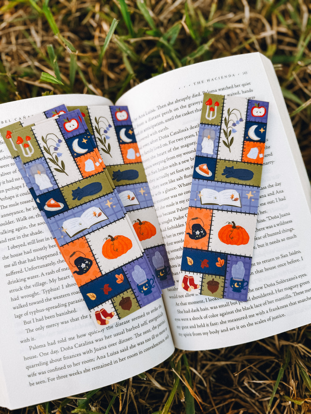 Cozy Fall Quilt Bookmark