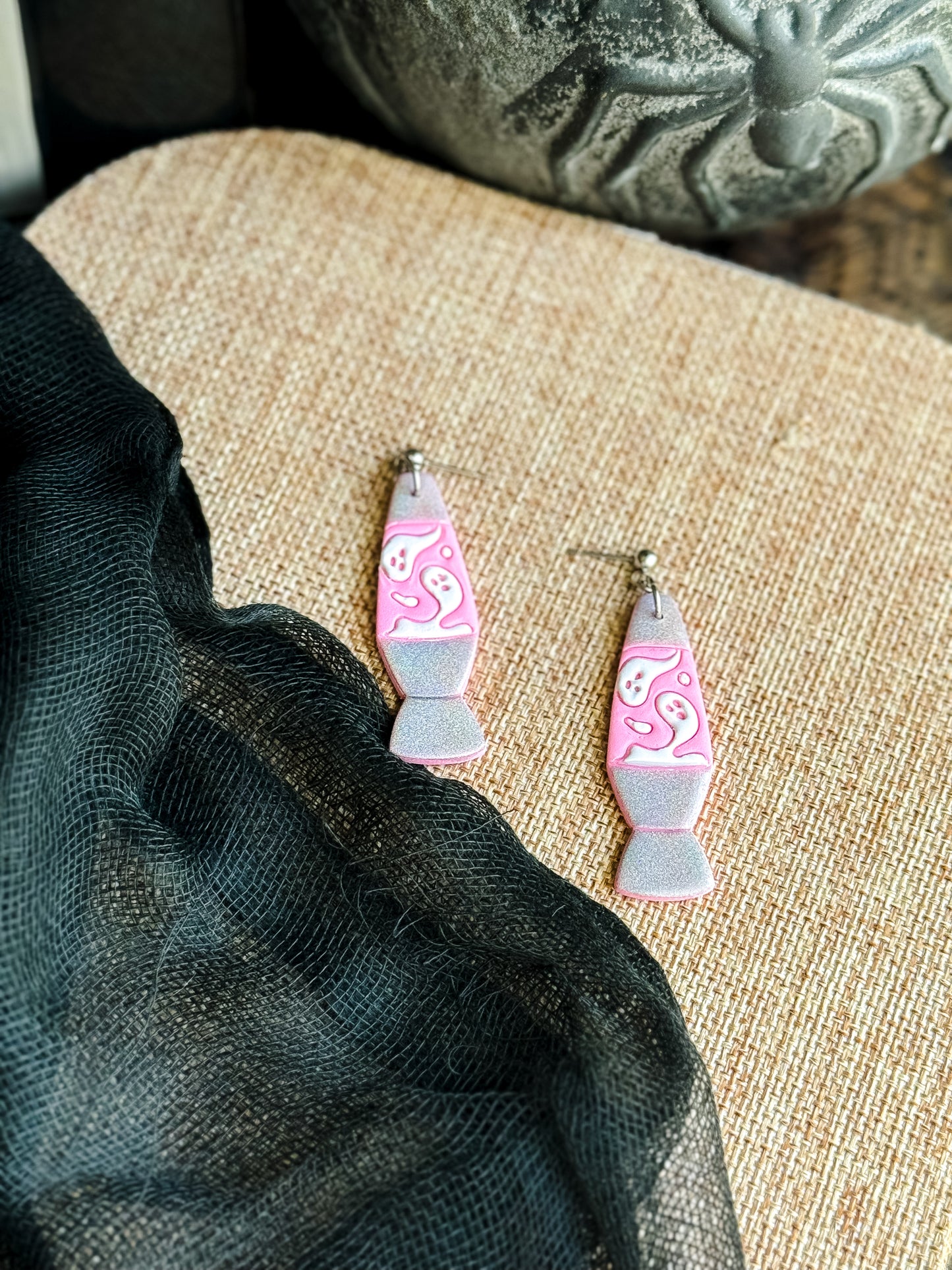 Ghost lava Lamp- Pink