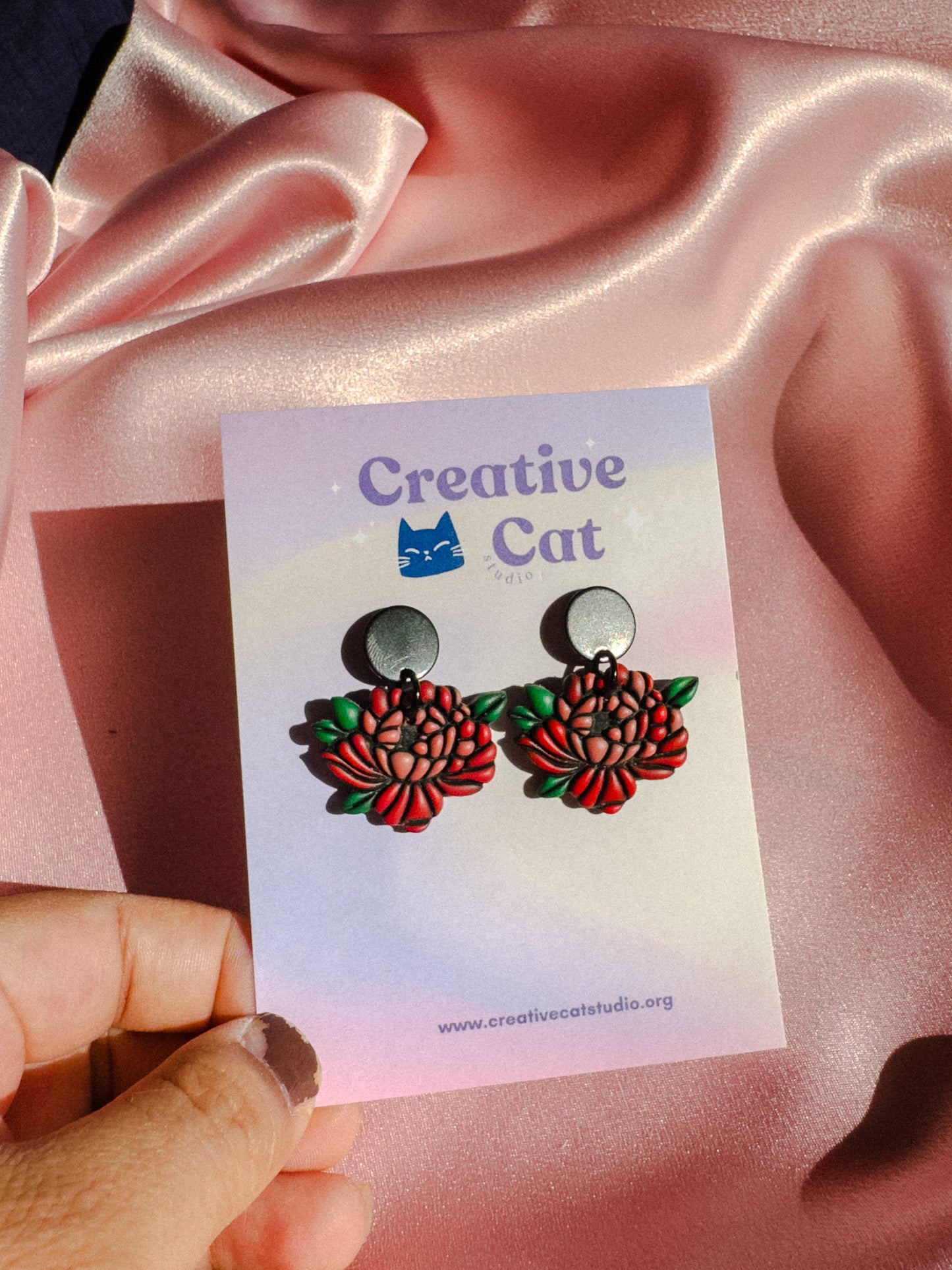 Floral Studs