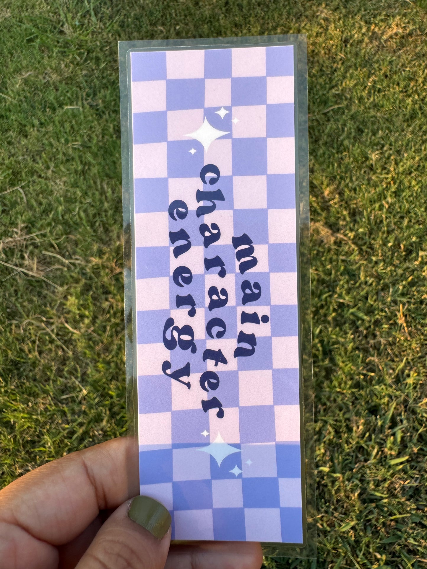 Main Character Energy Bookmark