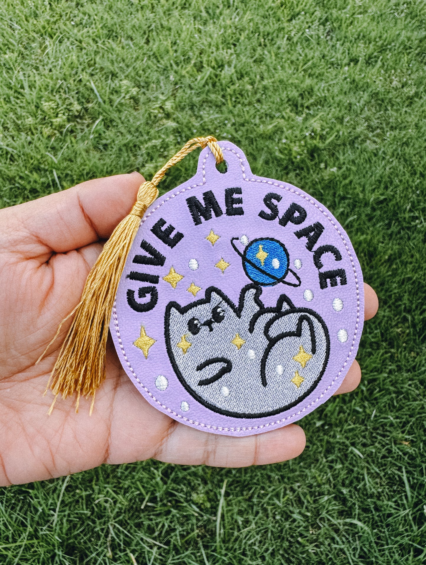 Give Me Space Vinyl Bookmark