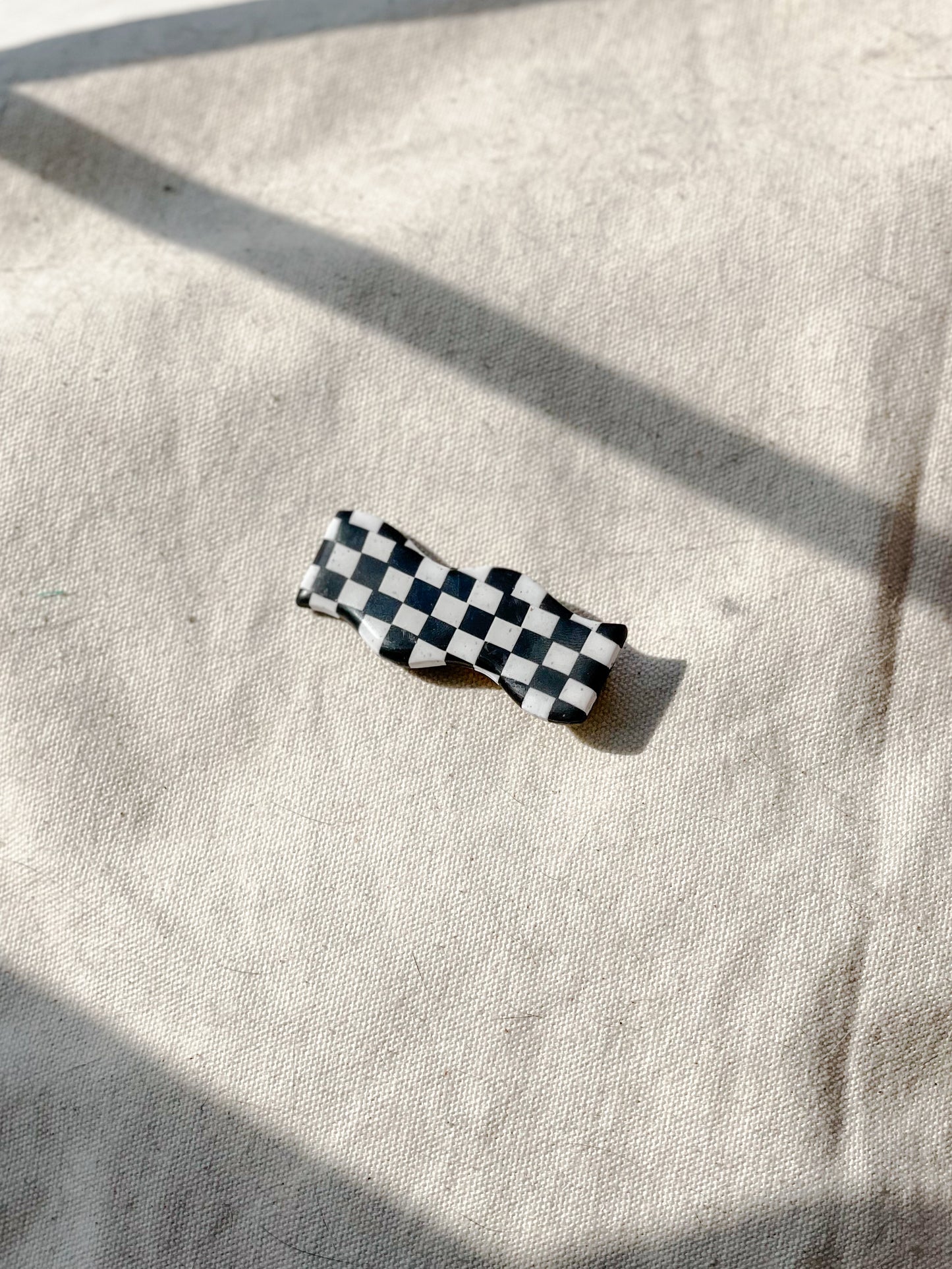 Checkered Barrette