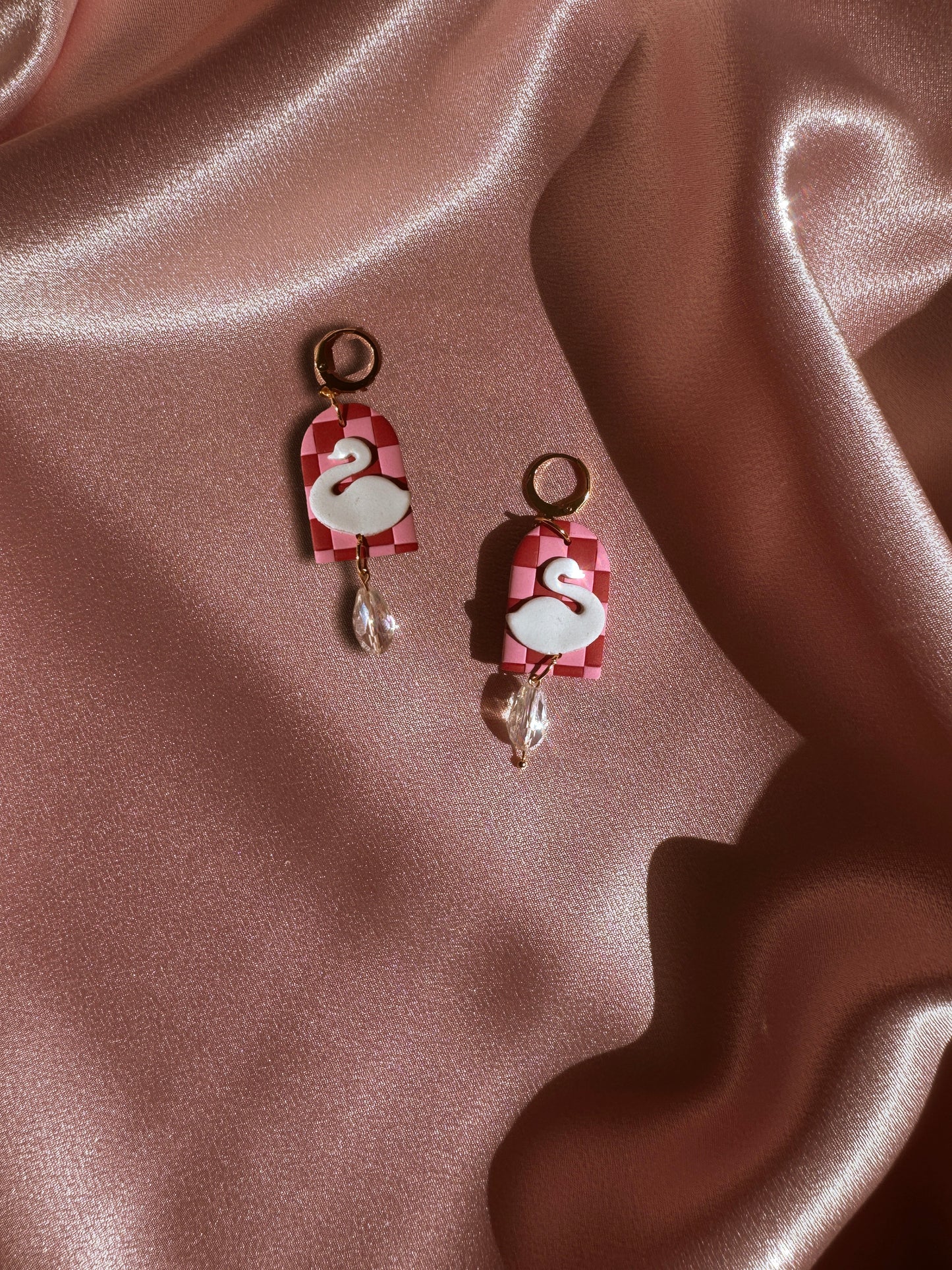 Swan Earrings