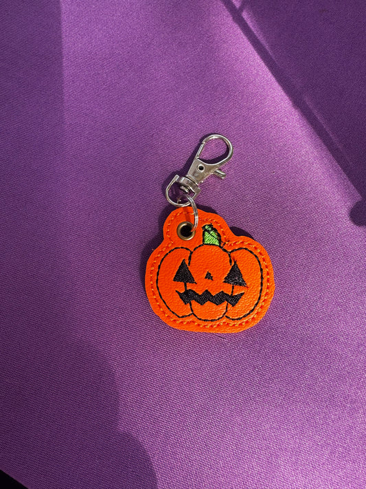 Jack-o-lantern Keychain
