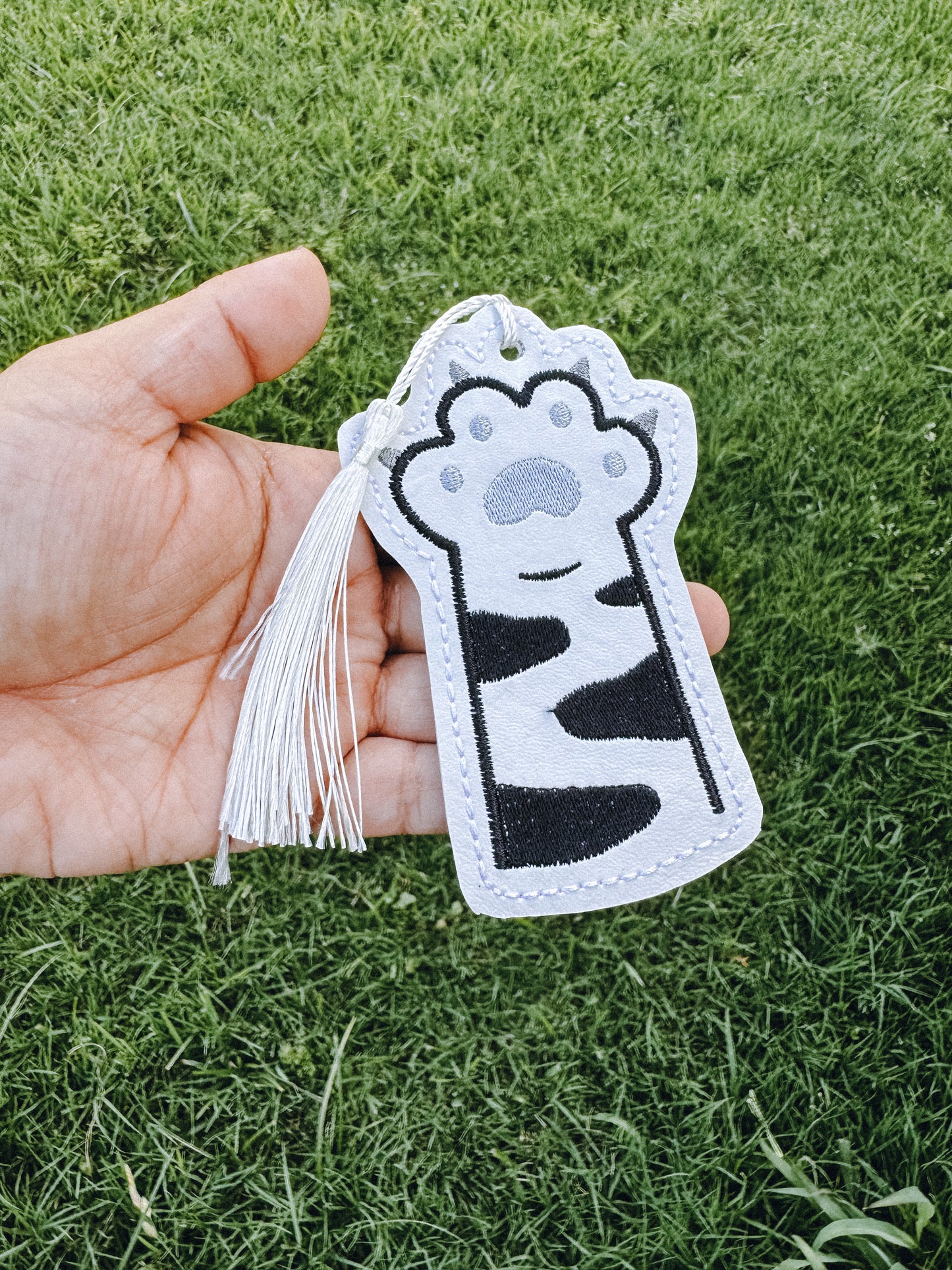 Cat Paw Vinyl Bookmark