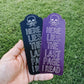 Tombstone Vinyl Bookmark