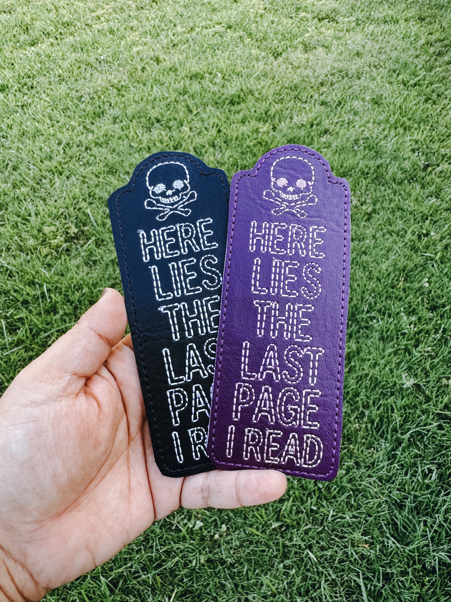 Tombstone Vinyl Bookmark
