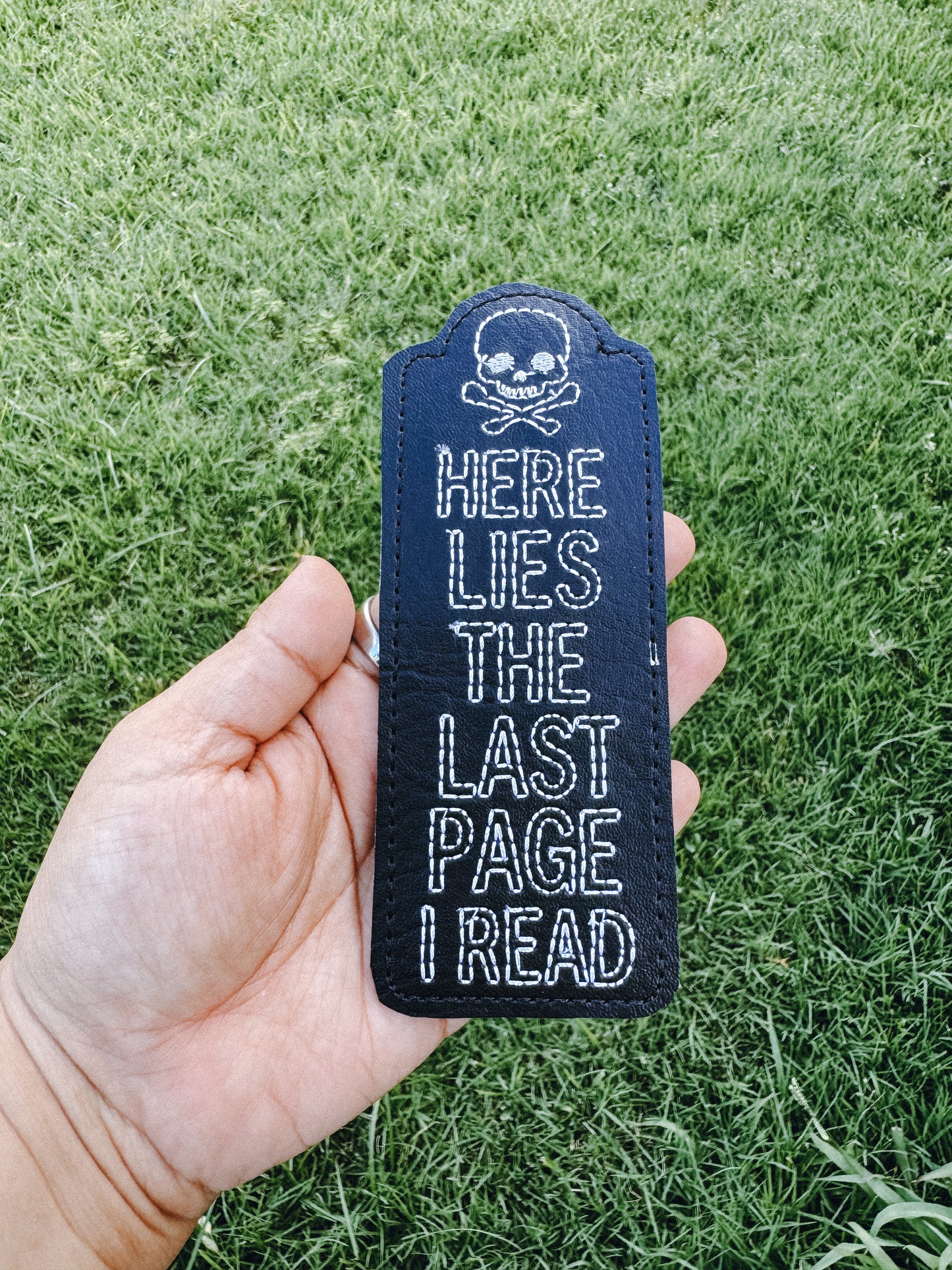 Tombstone Vinyl Bookmark