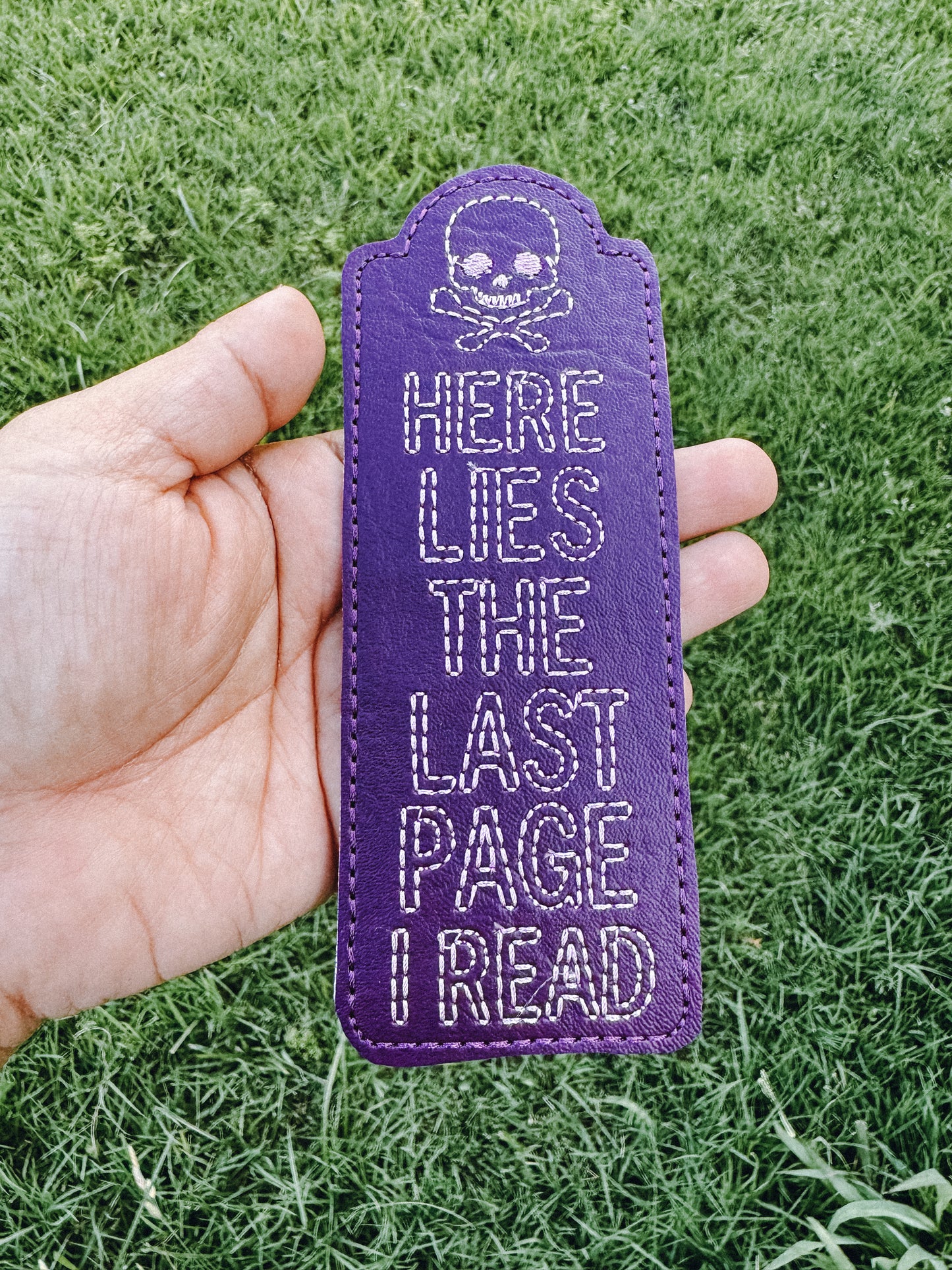 Tombstone Vinyl Bookmark