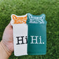 Hi Cat Vinyl Bookmark